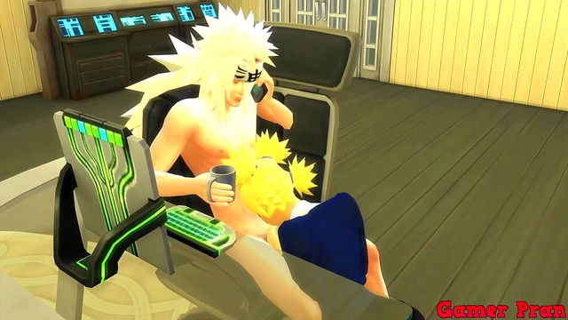 Perverted Wise Man Fucks Temari Hard in Anime Naruto Anal Adventure