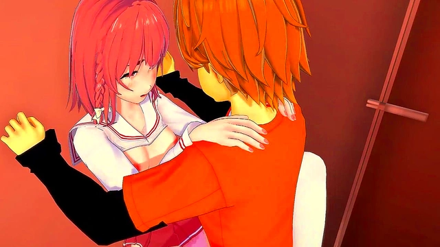 Kazuya's First Time With Rent-A-Girlfriend Sumi in Steamy 3D Hentai Scene