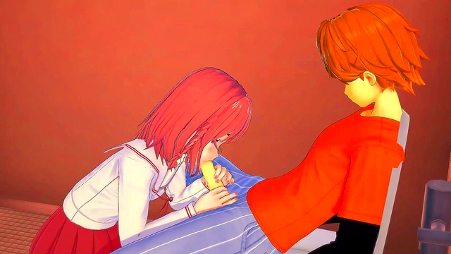 Kazuya's First Time With Rent-A-Girlfriend Sumi in Steamy 3D Hentai Scene