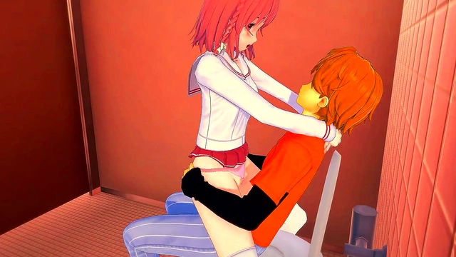 Kazuya's First Time With Rent-A-Girlfriend Sumi in Steamy 3D Hentai Scene