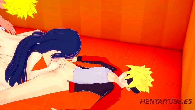 Hinata Threesome với Naruto và Boruto – Đụ Mùa Hè Cực Phẩm
