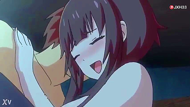 Cute Konosuba Couple Megumin & Kazuma Engage in Intense Anime Sex Session