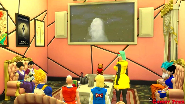 Unfaithful Videl & NRO 18 Swap Husbands for Hot Dragon Ball Hentai Anal Sex