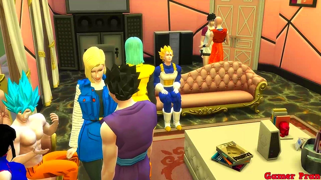 Unfaithful Videl & NRO 18 Swap Husbands for Hot Dragon Ball Hentai Anal Sex