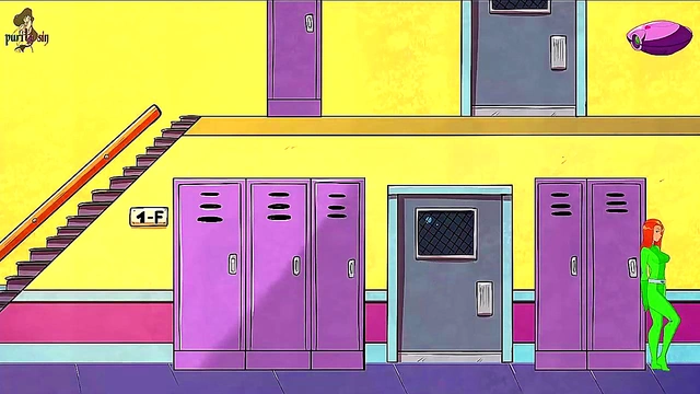 Redhead Anime Spy Gets Trained Hard By Her Partner In Hot Action Scene