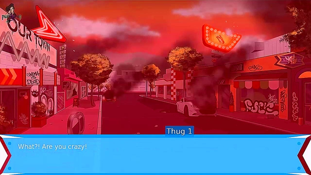 Redhead Anime Spy Gets Trained Hard By Her Partner In Hot Action Scene