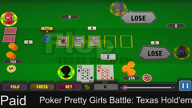 Horny Anime Girls Play Steamy Poker for Rewards in Texas Hold'em Part 2