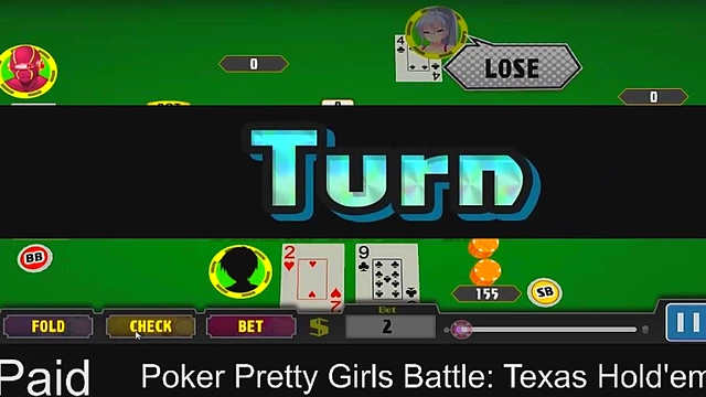 Horny Anime Girls Play Steamy Poker for Rewards in Texas Hold'em Part 2