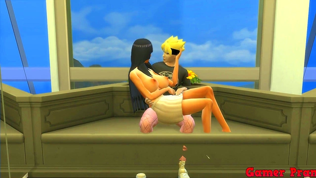 Hinata Cheats With Stepson for HardCore Anime Anal Fun & Cuckold Drama