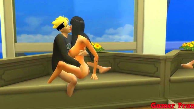 Hinata Cheats With Stepson for HardCore Anime Anal Fun & Cuckold Drama