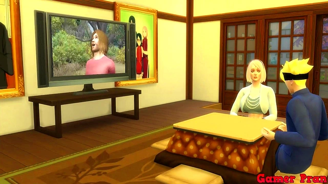 Sakura Tempts Boruto for Hardcore Anime Sex in Secret Room Session