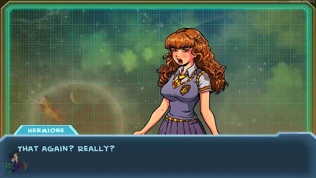 Hermoine Trains Under Akabur's Guidance in Sexy Harry Potter Anime Scene