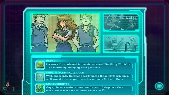 Hermoine Trains Under Akabur's Guidance in Sexy Harry Potter Anime Scene