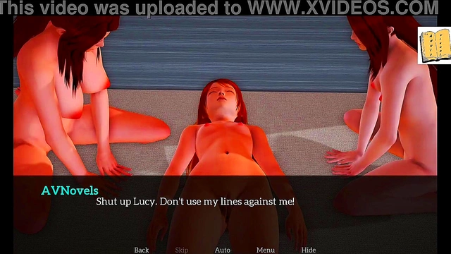 Redhead Teen With Big Ass Gets Pussy-Licked By Step-Family In 3D Hentai Adventure