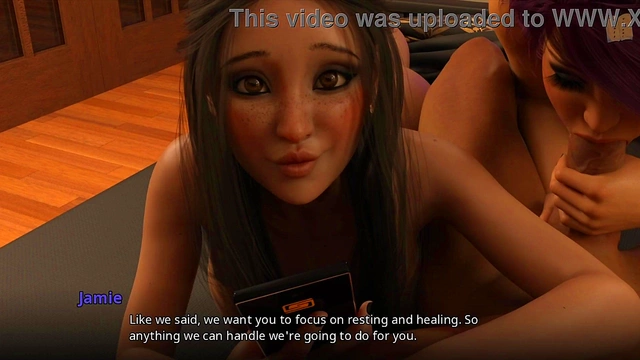 Cute Cartoon Couple Caught In Hot 3D Blowjob Scene With Big-Ass And Tits