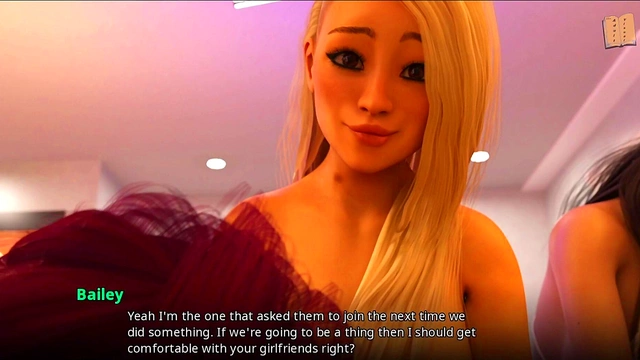 Sexy Foursome Featuring Three Stunning Blonde Teens In Hot Hentai Action