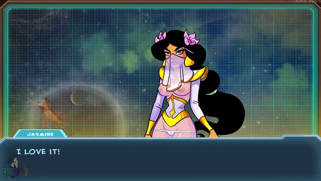 Princess Jasmine Trained by Alien Whores in Wedding Dress for Magic Sex Adventure