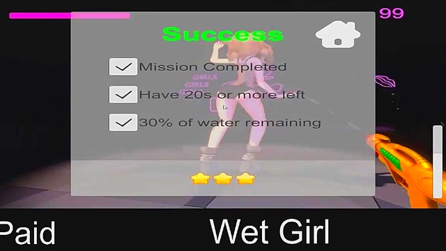 Wet Anime Girl Strips Down & Teases Her Shooter For A Hot Release