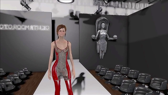 Sexy Teen In Fallout 4 Latex Outfit Gets Cute Anime Action