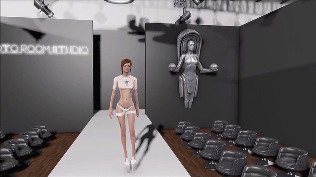 Sexy Teen In Fallout 4 Latex Outfit Gets Cute Anime Action