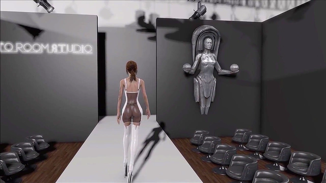 Sexy Teen In Fallout 4 Latex Outfit Gets Cute Anime Action