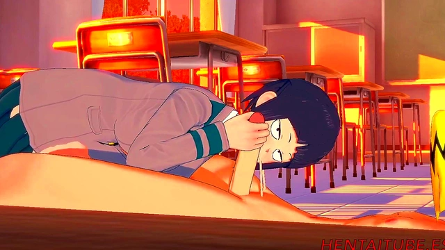 Jiro & Kaminari’s Uncensored Boku No Hero Academia Hentai Classroom Session