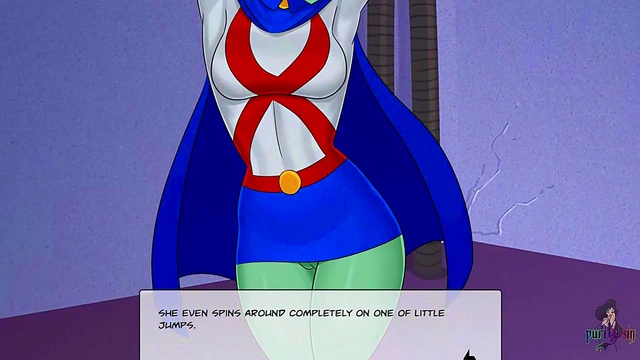 Hot DC Heroines Raven & Batgirl Seduce With Dance Moves & Big Boobs Cosplay