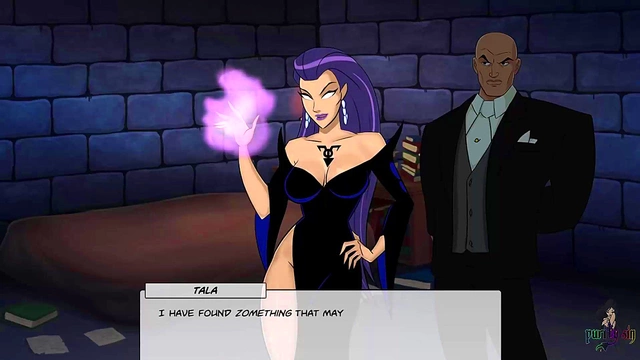 Hot DC Heroines Raven & Batgirl Seduce With Dance Moves & Big Boobs Cosplay