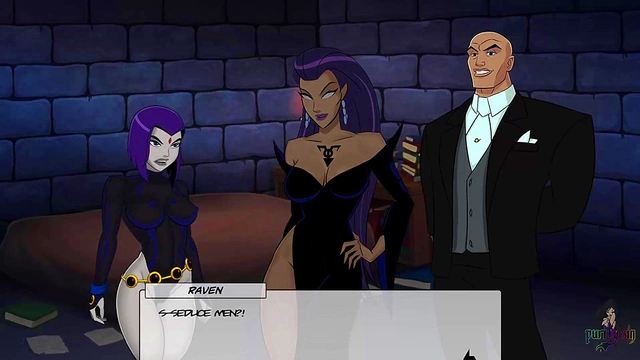 Hot DC Heroines Raven & Batgirl Seduce With Dance Moves & Big Boobs Cosplay