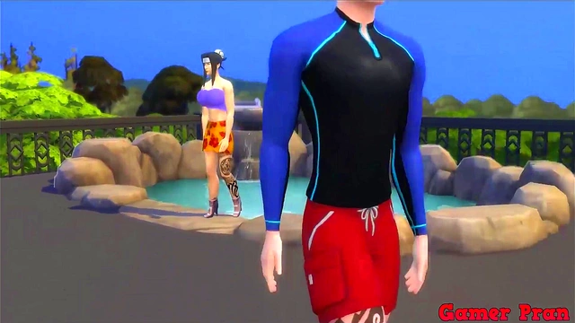 Kakashi Fucks Haku Hard in Sauna for Intense Naruto Hentai Anal Action