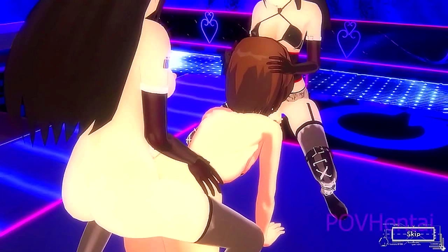 Futana Girls Dominate You With Pegging Fun In Steamy Anime FemDom Session