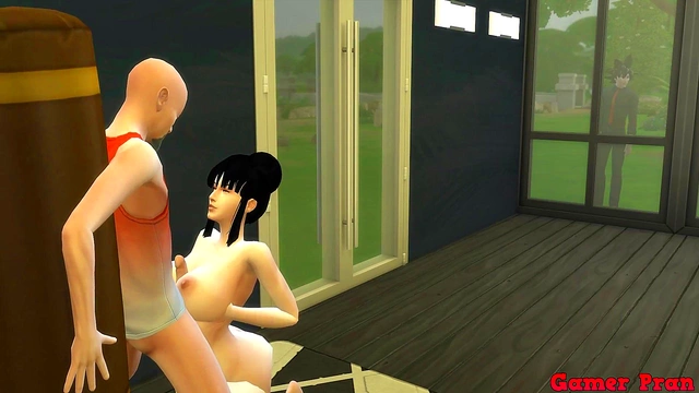 Perverted Master Roshi Trains Chichi for Hot Anal Sex & Cuckolding Her Husband