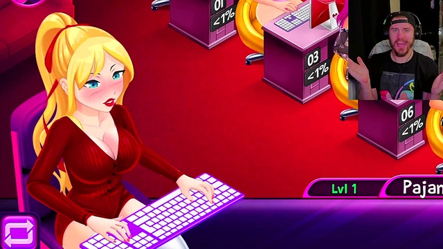 Horny Catgirl Turns Pajama Party Into Doggy Style Fap Session