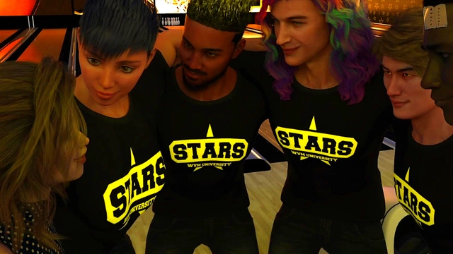 Fucking Elizabeth In Front Of Zoe And Bailey - Hot 3D Hentai Teen Sex Scene