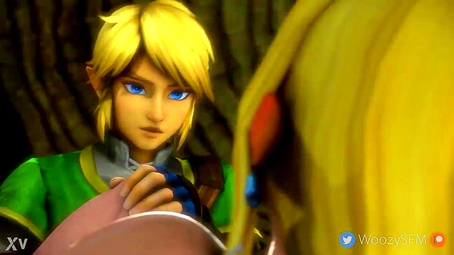 Zelda & Link Enjoy Hot Missionary Sex At Home With Creamy Finish