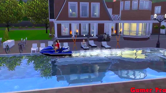 Madara Dominates Sunade in Steamy Naruto Pool Party Anal Session