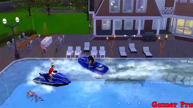 Madara Dominates Sunade in Steamy Naruto Pool Party Anal Session