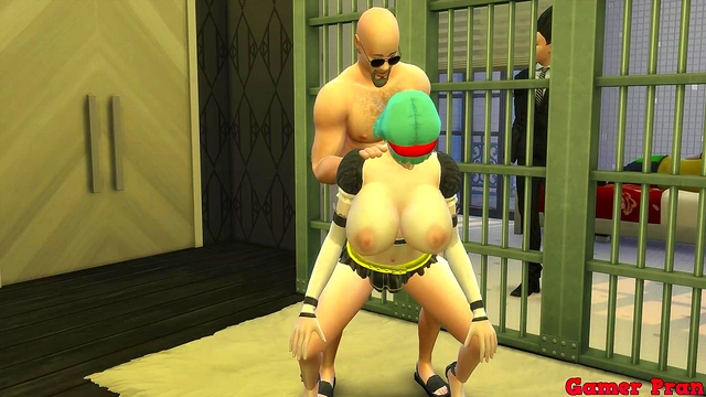 Bulma Blackmail Turns Her Into A Hot Milf Maid for Hardcore Anal Fun