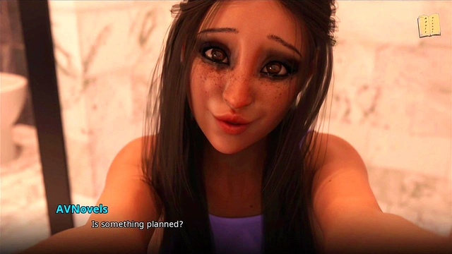 Blonde Teen Makes A Sexy Decision With MILF In AnimeErotic Visual Novel