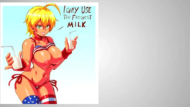 Blonde Hentai Babe Engages in Steamy Food Wars With Big Tits Slideshow Seduction