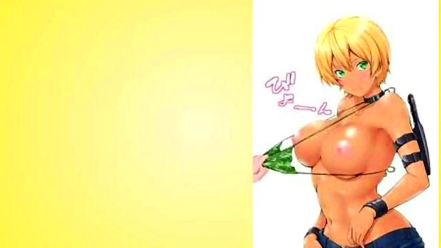 Blonde Hentai Babe Engages in Steamy Food Wars With Big Tits Slideshow Seduction