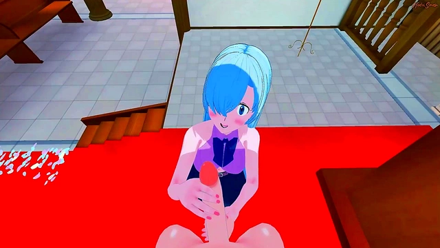 Cute Elizabeth Liones Gets Fucked POV in Church for Anime Creampie Bliss