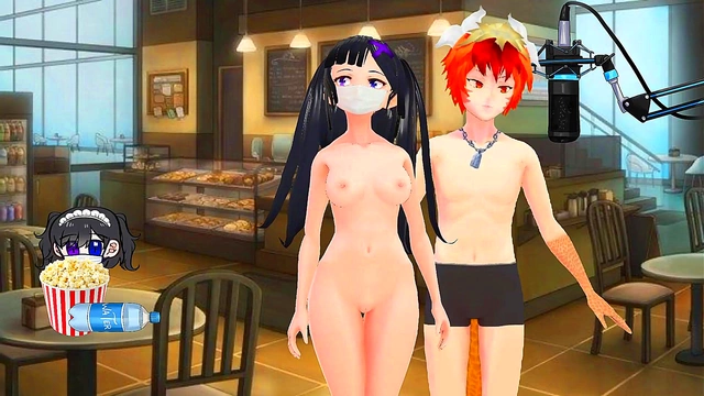 Miyu VTuber Maid Gets naughty With Dragon for Hot Hentai Action