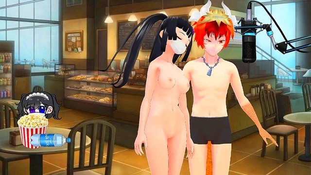 Miyu VTuber Maid Gets naughty With Dragon for Hot Hentai Action