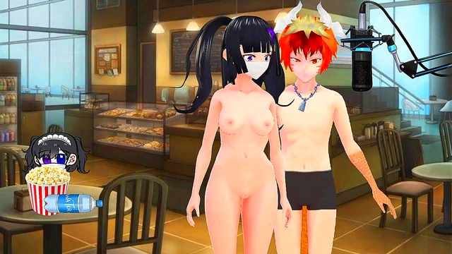 Miyu VTuber Maid Gets naughty With Dragon for Hot Hentai Action