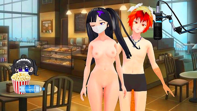 Miyu VTuber Maid Gets naughty With Dragon for Hot Hentai Action