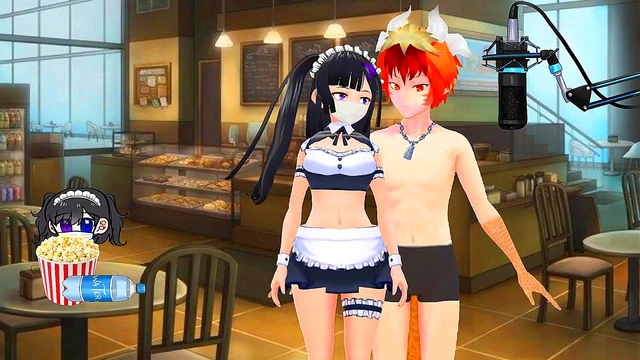 Miyu VTuber Maid Gets naughty With Dragon for Hot Hentai Action