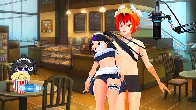 Miyu VTuber Maid Gets naughty With Dragon for Hot Hentai Action