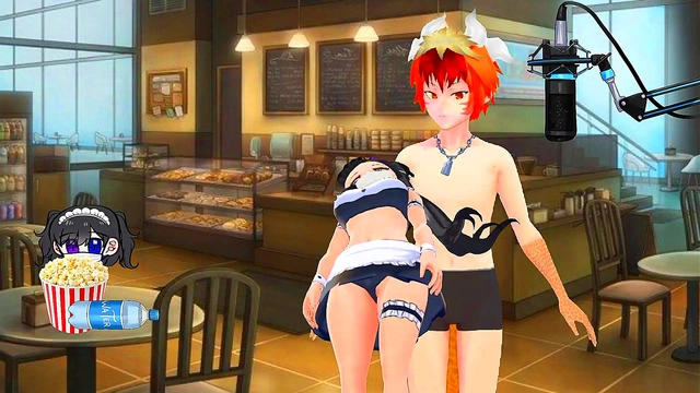 Miyu VTuber Maid Gets naughty With Dragon for Hot Hentai Action