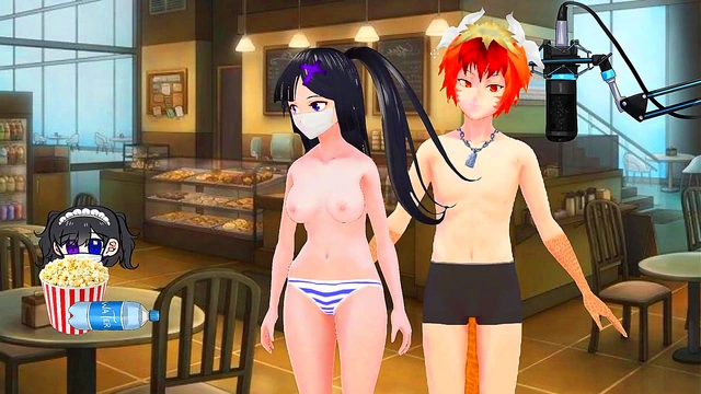 Miyu VTuber Maid Gets naughty With Dragon for Hot Hentai Action